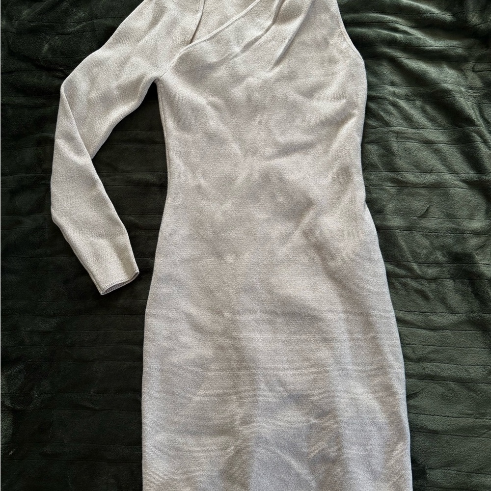 Abercrombie & Fitch One-Shoulder Sweater Dress